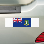 Britse Maagdeneilanden vlag Bumpersticker (Op auto)