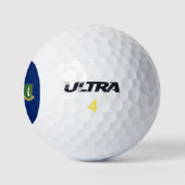 Britse Maagdeneilanden Vlag Golfballen (Logo)
