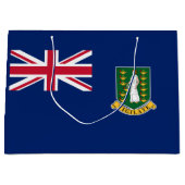 Britse Maagdeneilanden Vlag Groot Cadeauzakje (Voorkant)