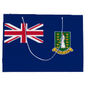 Britse Maagdeneilanden Vlag Groot Cadeauzakje (Achterkant)