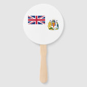 Britse Maagdeneilanden Vlag Handwaaier (Achterkant)