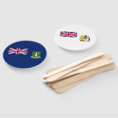 Britse Maagdeneilanden Vlag Handwaaier (Niet-gemonteerd)