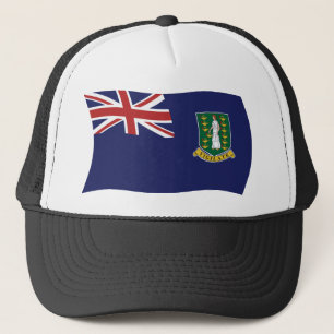 Britse Maagdeneilanden Vlag Hoed Trucker Pet