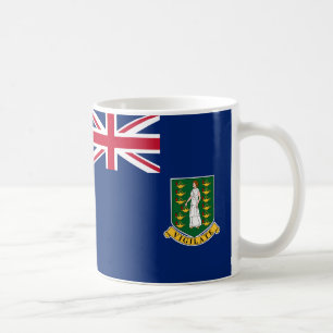 Britse Maagdeneilanden Vlag Keramische Koffie Mok