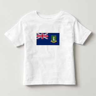 Britse Maagdeneilanden Vlag Kinder Shirts