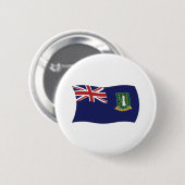 Britse Maagdeneilanden Vlag Knop Ronde Button 5,7 Cm (Voorkant /achterkant)