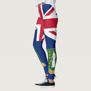 Britse Maagdeneilanden Vlag Leggings