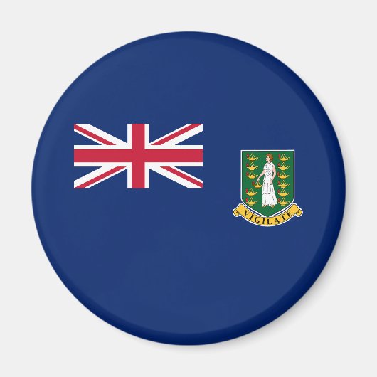 Britse Maagdeneilanden Vlag Magneet (Voorkant)