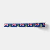 Britse Maagdeneilanden Vlag Satijnen Lint (Voorkant)