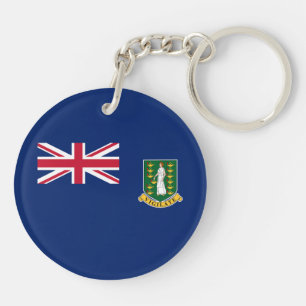Britse Maagdeneilanden Vlag Sleutelhanger