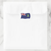 Britse Maagdeneilanden Vlag Sticker (Tas)