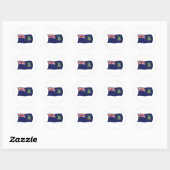 Britse Maagdeneilanden Vlag Sticker (Vel)