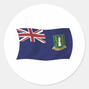 Britse Maagdeneilanden Vlag Sticker