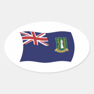 Britse Maagdeneilanden Vlag Sticker