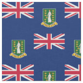 Britse Maagdeneilanden Vlag Stof (Close Up)