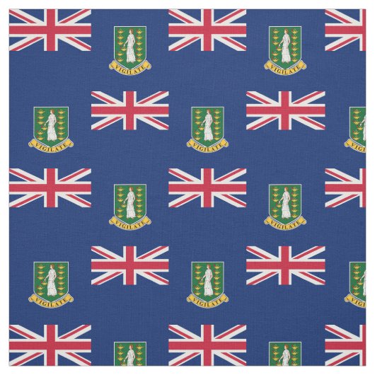 Britse Maagdeneilanden Vlag Stof (Swatch)