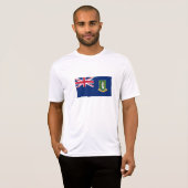 Britse Maagdeneilanden Vlag T-shirt (Voorkant volledig)