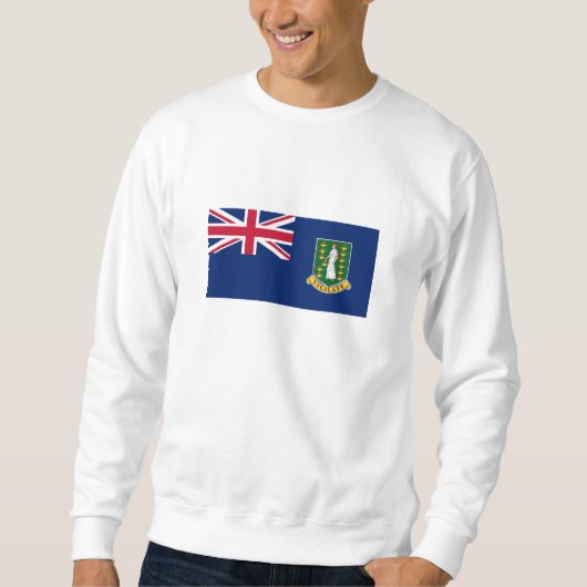 Britse Maagdeneilanden Vlag Trui (Voorkant)