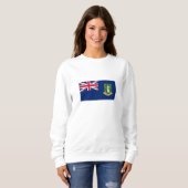 Britse Maagdeneilanden Vlag Trui (Voorkant volledig)