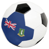 Britse Maagdeneilanden Vlag Voetbal (Drie kwart)