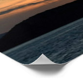 Britse Maagdeneilanden, Zonsondergang Poster (Hoek)