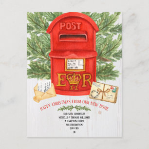 Britse Mailbox Moving Announcement Kaart