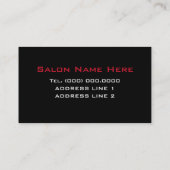 Britse make-up artistieke Visitekaartjes (Achterkant)