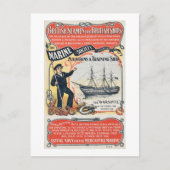  Britse Mariene Maatschappij Sailor Aanwerving Briefkaart (Voorkant)