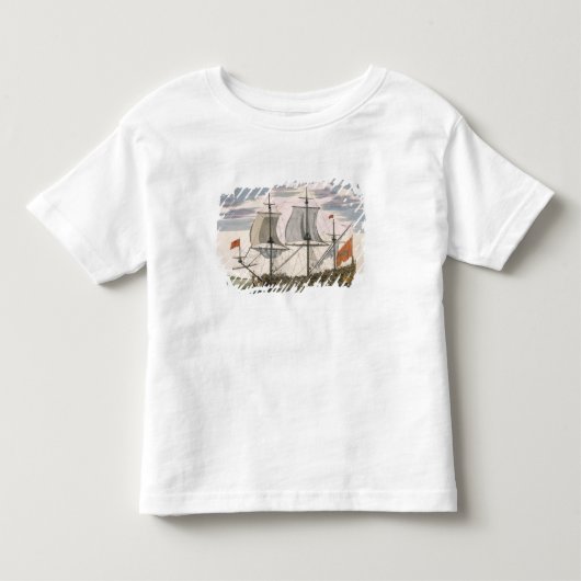 Britse marine: een eersteklas schip dat de Witte E Kinder Shirts (Voorkant)