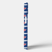 Britse Mini Cooper-harten - Blauw Case-Mate iPhone Case (Achterkant / Rechts)