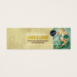 Britse Modes - Merchandise Price Label Mini Visitekaartjes