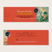 Britse Modes - Merchandise Price Label Mini Visitekaartjes (Voorkant /achterkant)