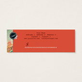 Britse Modes - Merchandise Price Label Mini Visitekaartjes (Achterkant)