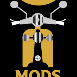 Britse Mods 1964 Waterfles