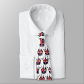 Britse monarchie - Union Jack Crown Stropdas (Gebonden)