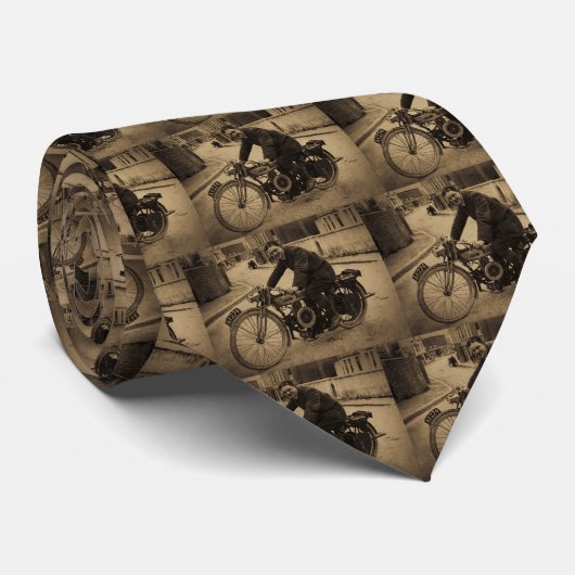  Britse motorfiets begin jaren 1900 Stropdas (Opgerold)