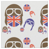 Britse motorfiets stof (Close Up)