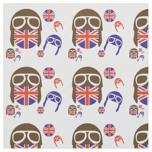 Britse motorfiets stof (Swatch)