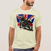  Britse motorfiets T-shirt (Voorkant)