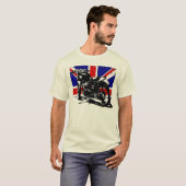  Britse motorfiets T-shirt (Voorkant volledig)