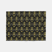 Britse Narrowboat Gifts Fleece Deken (Voorkant (Horizontaal))