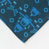 Britse Narrowboat Gifts Fleece Deken (Hoek)