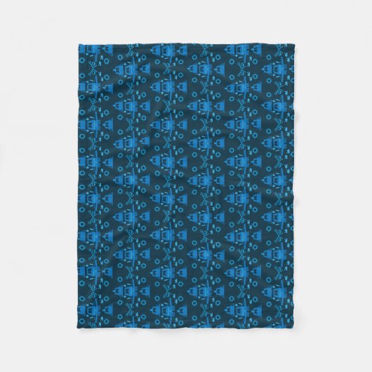 Britse Narrowboat Gifts Fleece Deken (Voorkant)