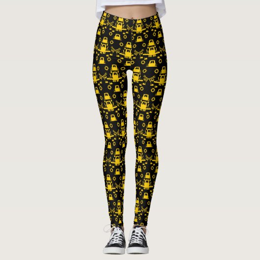 Britse Narrowboat Gifts Leggings (Voorkant)