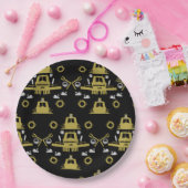 Britse Narrowboat Gifts Papieren Bordje (Feest)