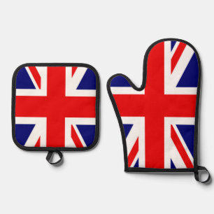 Britse nationale vlag - Union Jack Ovenwant & Pannenlap Set