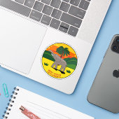 Britse nederzettingen in West-Afrika (1870-1888) Sticker (Laptop met iPhone)