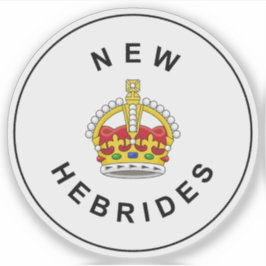 Britse Nieuwe Hebriden badge, Vanuatu (1906-1952) Sticker