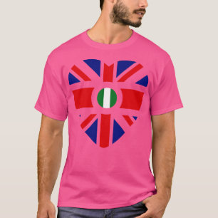 Britse Nigeriaanse multinationale patriot vlag har T-shirt
