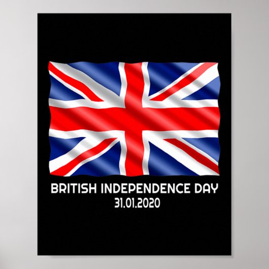 Britse Onafhankelijkheidsdag Brexit Valentijnsdag  Poster (Voorkant)